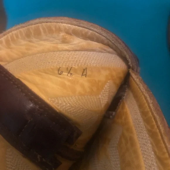 Rod Patrick Wing Tip Square Toe Western Boots - Picture 12 of 16